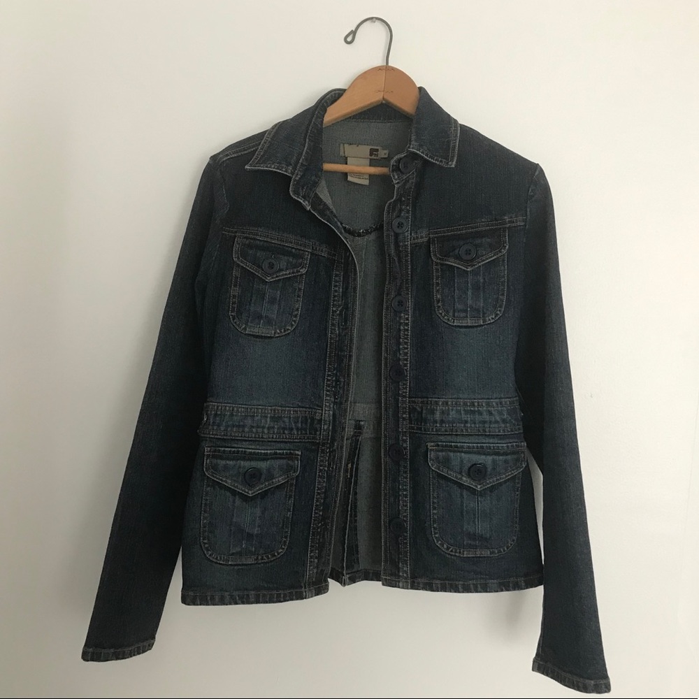 SOLD! Forever 21 Dark Denim Jean Jacket